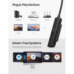 USB ადაპტერი UGREEN CM321 (70609), USB 3.0 to SATA III Adapter Cable, 50cm, for 2.5" SATA SSD/HDD Black - Image 4