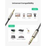 აუდიო კაბელი UGREEN 10630, 3.5mm to 6.35mm TRS Stereo Audio Cable, 5m - Image 2