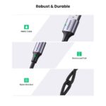 USB კაბელი UGREEN US288 (60128), USB 2.0 A to Type-C, 2m, Black - Image 6