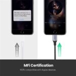 აუდიო ადაპტერი UGREEN US211 (30756), Lightning to Aux 3.5mm, 10cm, Black - Image 3