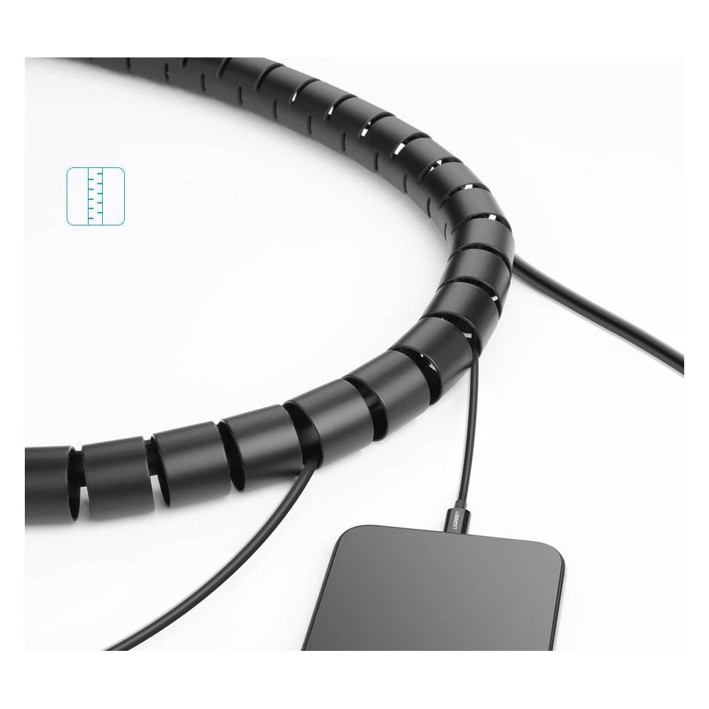 კაბელ მენეჯერი UGREEN LP121 (30820) Cable Organizer, 5m, Black - Image 4