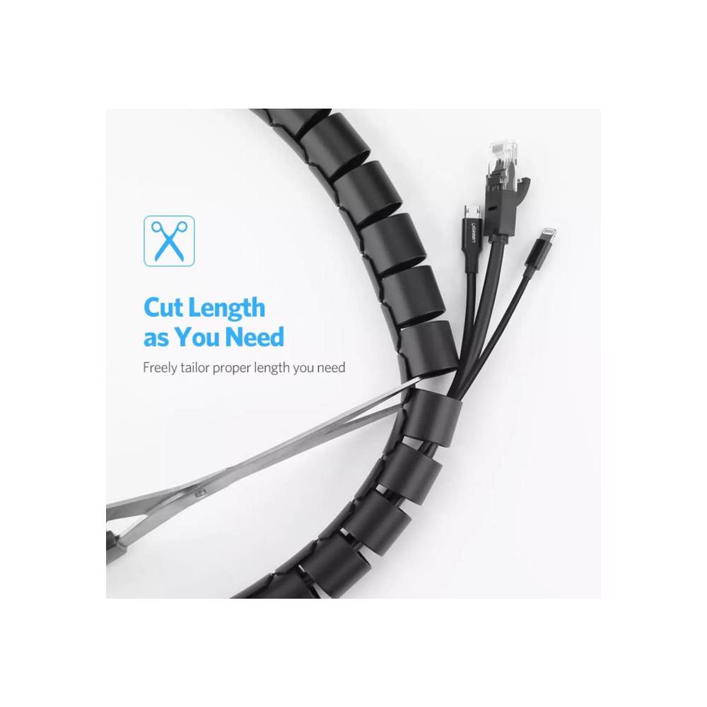 კაბელ მენეჯერი UGREEN LP121 (30820) Cable Organizer, 5m, Black - Image 5