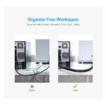 კაბელ მენეჯერი UGREEN LP121 (30820) Cable Organizer, 5m, Black - Image 7