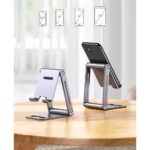 მობილურის დამჭერი UGREEN LP263 (80708), Aluminum Adjustable Desk Phone Holder, Grey - Image 5