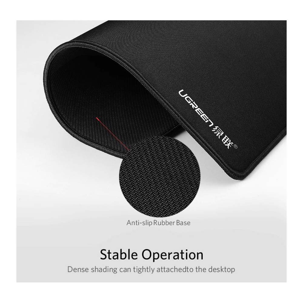 მაუსის პადი UGREEN CY016, Mouse Pad, M, Black - Image 4