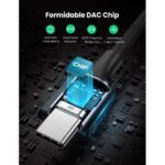 აუდიო ადაპტერი UGREEN 80154, Type-C to Aux 3.5mm Female Audio Adapter, 10cm, Space Gray - Image 5