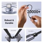 აუდიო ადაპტერი UGREEN 80154, Type-C to Aux 3.5mm Female Audio Adapter, 10cm, Space Gray - Image 8