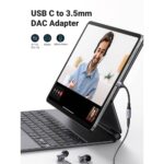 აუდიო ადაპტერი UGREEN 80154, Type-C to Aux 3.5mm Female Audio Adapter, 10cm, Space Gray - Image 10