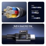 აუდიო ადაპტერი UGREEN 80154, Type-C to Aux 3.5mm Female Audio Adapter, 10cm, Space Gray - Image 14