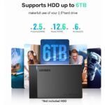 მყარი დისკის ქეისი UGREEN US221 (30847), 2.5″ Hard Drive Enclosure USB 3.0 to SATA III Adapter, Black - Image 8