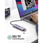 USB-C ჰაბი UGREEN CM511 (60384), 3xUSB 3.0, HDMI, TF/SD, PD, Gray - Image 6