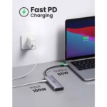 USB-C ჰაბი UGREEN CM511 (60384), 3xUSB 3.0, HDMI, TF/SD, PD, Gray - Image 7