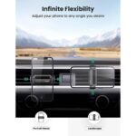 მობილურის დამჭერი UGREEN LP120 (10422), Air Vent Phone Holder, Gray - Image 4