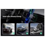 მობილურის დამჭერი UGREEN LP120 (10422), Air Vent Phone Holder, Gray - Image 6