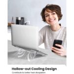 ნოუთბუქის სადგამი UGREEN LP451 (40289) Foldable Laptop Stand, Silver - Image 4