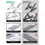 ნოუთბუქის სადგამი UGREEN LP451 (40289) Foldable Laptop Stand, Silver - Image 6
