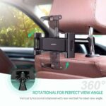 პლანშეტის დამჭერი UGREEN LP160 (60108), Car Headrest Mount Holder, Black - Image 3