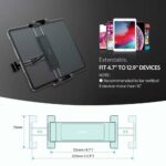 პლანშეტის დამჭერი UGREEN LP160 (60108), Car Headrest Mount Holder, Black - Image 4