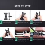 პლანშეტის დამჭერი UGREEN LP160 (60108), Car Headrest Mount Holder, Black - Image 7