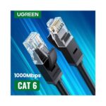 ქსელის კაბელი UGREEN NW102, (20165) Cat6 Patch Cord UTP Lan Cable, 15m, Black - Image 4