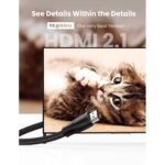 HDMI კაბელი UGREEN HD140 (80402), 8K, 2.1 HDMI to HDMI Cable, 1.5m, Black - Image 2