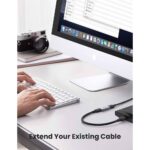 USB ადაპტერი UGREEN US381 (20119) USB 3.0 Type A Female to Female Adapter, Gray - Image 6