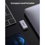 USB ადაპტერი UGREEN US381 (20119) USB 3.0 Type A Female to Female Adapter, Gray - Image 9