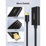 ადაპტერი UGREEN MD112 (40360) Mini DisplayPort to HDMI Adapter, Black - Image 3