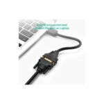ადაპტერი UGREEN 20136, HDMI Male to DVI Female Adapter Cable, 22cm, Black - Image 3