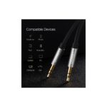 აუდიო კაბელი UGREEN AV119 (10732), 3.5mm Male to 3.5mm Male Cable, 0.5m, Black - Image 6