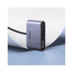 ადაპტერი UGREEN CM449 (20518), USB 3.0 to HDMI/VGA Converter, Silver - Image 2