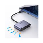 ადაპტერი UGREEN CM449 (20518), USB 3.0 to HDMI/VGA Converter, Silver - Image 5