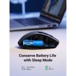 მაუსი UGREEN MU006 (90545) Ergonomic Wireless 2.4G Mouse, 4000DPI, Silence Design, Black - Image 5