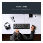 კლავიატურა და მაუსი UGREEN MK003 (15097) MU007 (90789) Wired Keyboard and Mouse Combo, Georgian QWERTY, USB, 1.5m, Black - Image 6