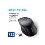 მაუსი UGREEN MU101 (90395), Ergonomic Wireless 2.4G Mouse, Bluetooth, 4000DPI, Silence Design, Black - Image 6