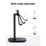 მობილურის დამჭერი UGREEN LP280 (80194), Adjustable Desk Phone Holder, Black - Image 4