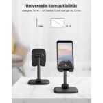 მობილურის დამჭერი UGREEN LP287 (10999), Adjustable Desk Phone Holder, Black - Image 2