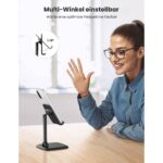 მობილურის დამჭერი UGREEN LP287 (10999), Adjustable Desk Phone Holder, Black - Image 5