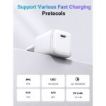 დამტენი UGREEN CD319 (15326) Nexode, 30W, Single port, Type-C, White - Image 6