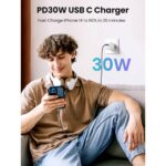 დამტენი UGREEN CD319 (15326) Nexode, 30W, Single port, Type-C, White - Image 8