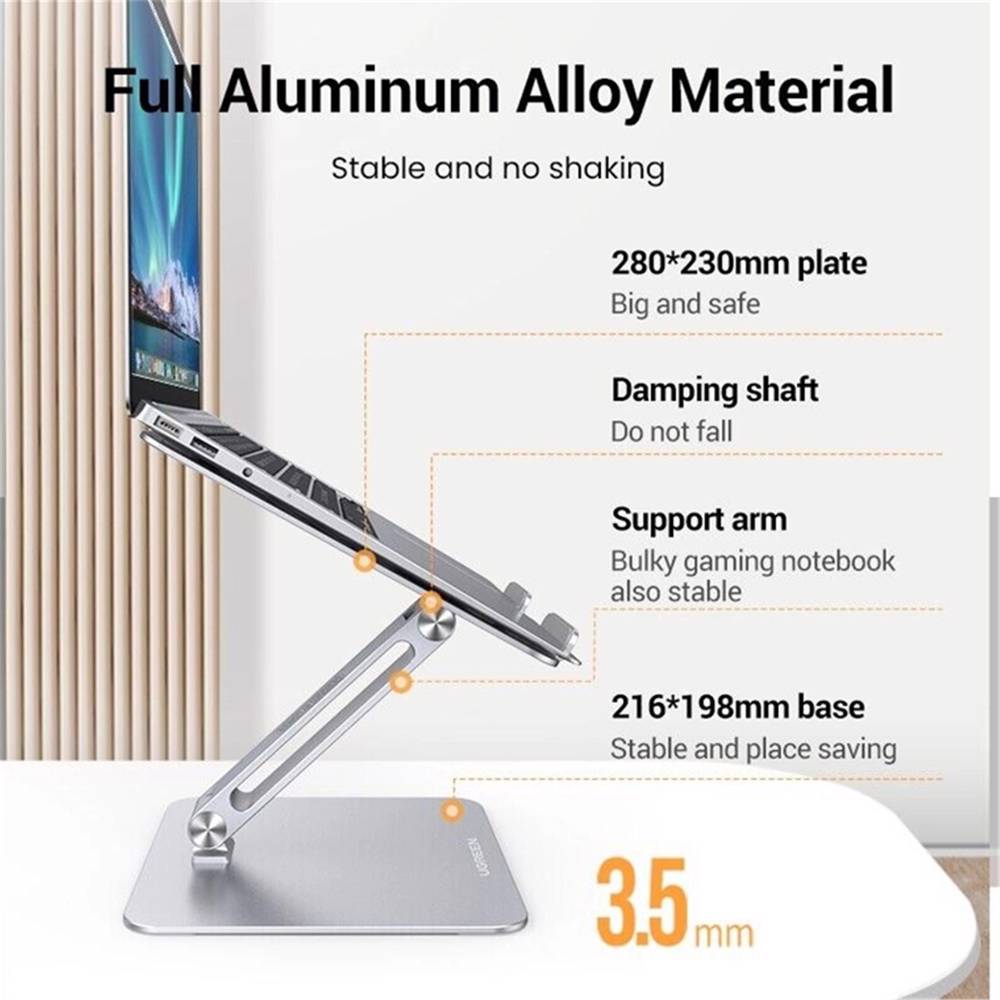 ნოუთბუქის სადგამი UGREEN LP339 (40291), Laptop Stand, Silver - Image 5