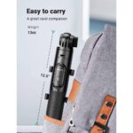 სელფის ჯოხი UGREEN LP586 (15062), Bluetooth, Selfie Stick Tripod, Black - Image 10