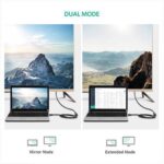 HDMI კაბელი UGREEN HD107 (10142), HDMI Male to Female Cable, 2m, Black - Image 3
