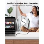 აუდიო ადაპტერი UGREEN AV188 (10683), 3.5mm Male to Female, Extension Cable, 5m, Black - Image 5