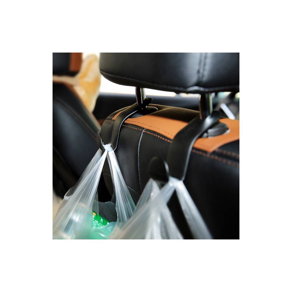 მანქანის აქსესუარი საკიდი UGREEN LP104, 2Pcs/set, Car Back Seat Headrest Hanger Holder Hooks Max load 10kg Black - Image 7