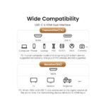 HDMI გადამცემი და მიმღები UGREEN CM438 (80641), 4K Wireless HDMI Transmitter And Receiver, Black - Image 3