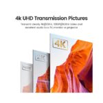 HDMI გადამცემი და მიმღები UGREEN CM438 (80641), 4K Wireless HDMI Transmitter And Receiver, Black - Image 4