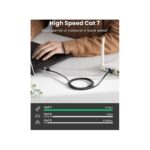 ქსელის კაბელი UGREEN NW189 (40166), CAT7 U/FTP, Lan Cable, 15m, Black - Image 6