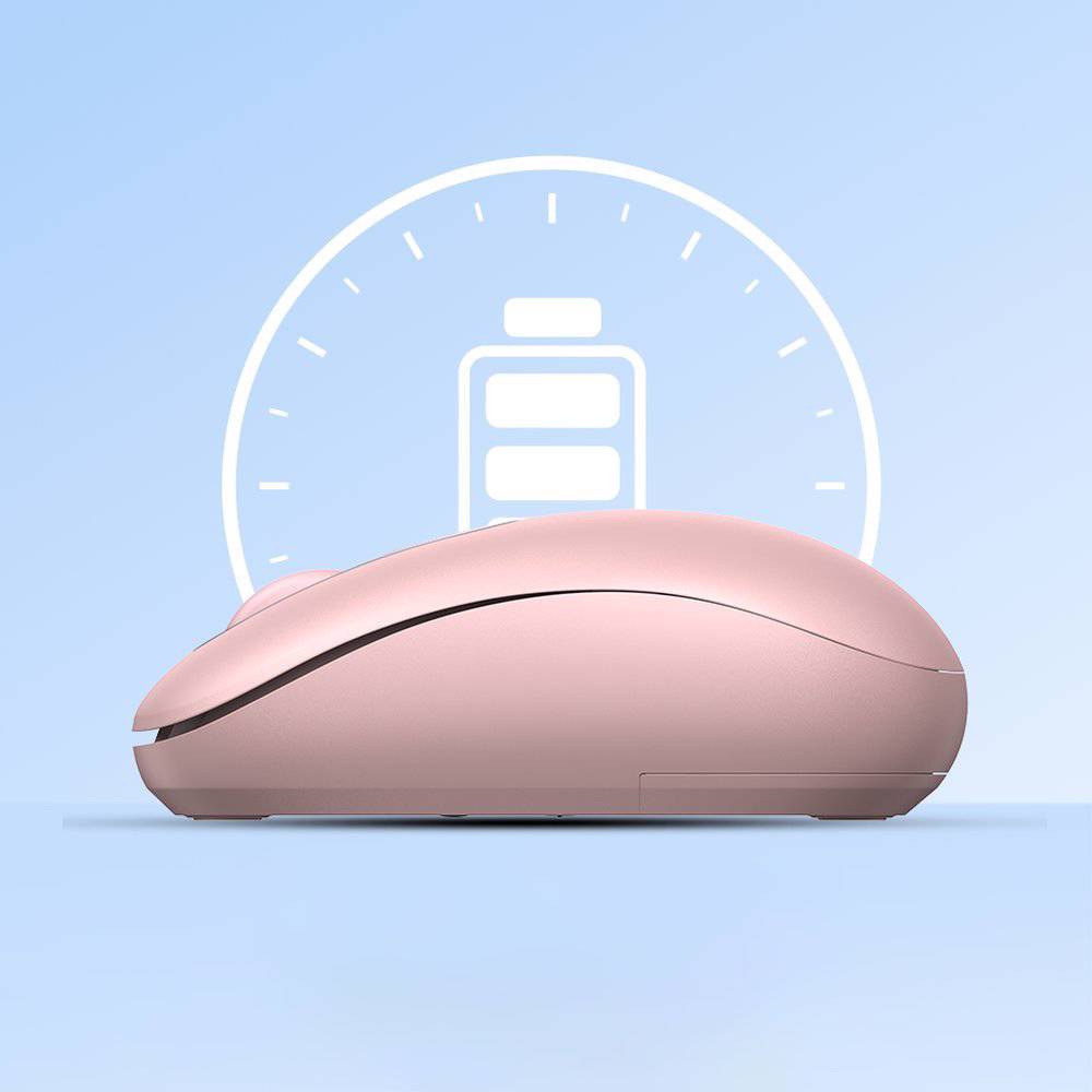 მაუსი UGREEN MU105 (90686), Wireless, USB, Mouse, Cherry Pink - Image 3
