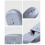 მაუსი UGREEN MU105 (90671), Wireless, USB, Mouse, Dusty Blue - Image 3